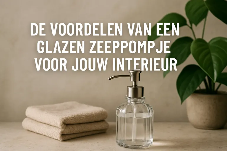 De voordelen van een glazen zeeppompje voor jouw interieur