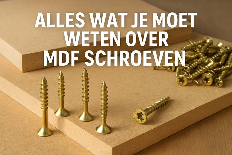 Alles wat je moet weten over MDF schroeven
